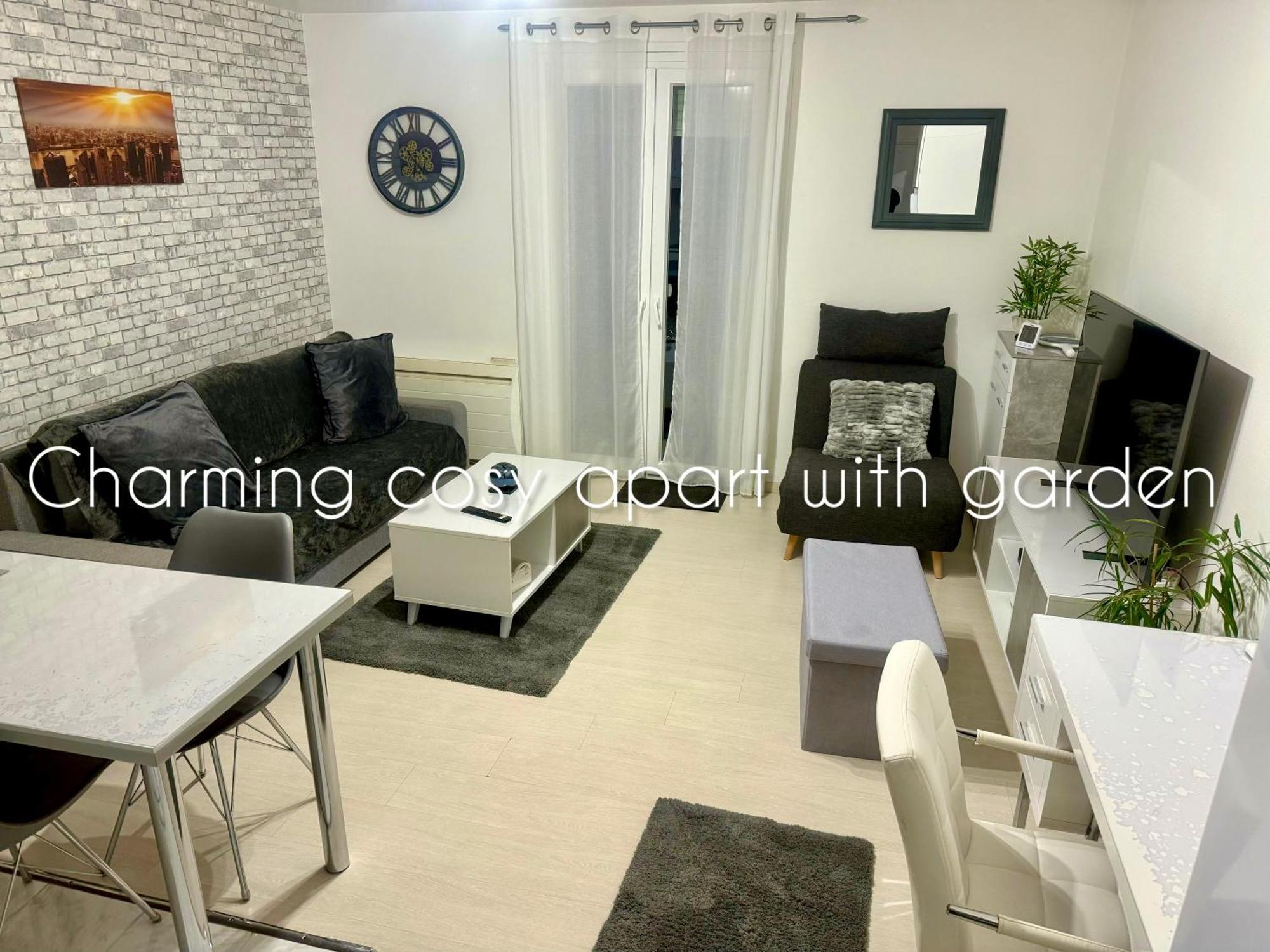 Charming Cosy Apart With Garden Free Parking Apartamento Claye-Souilly Exterior foto